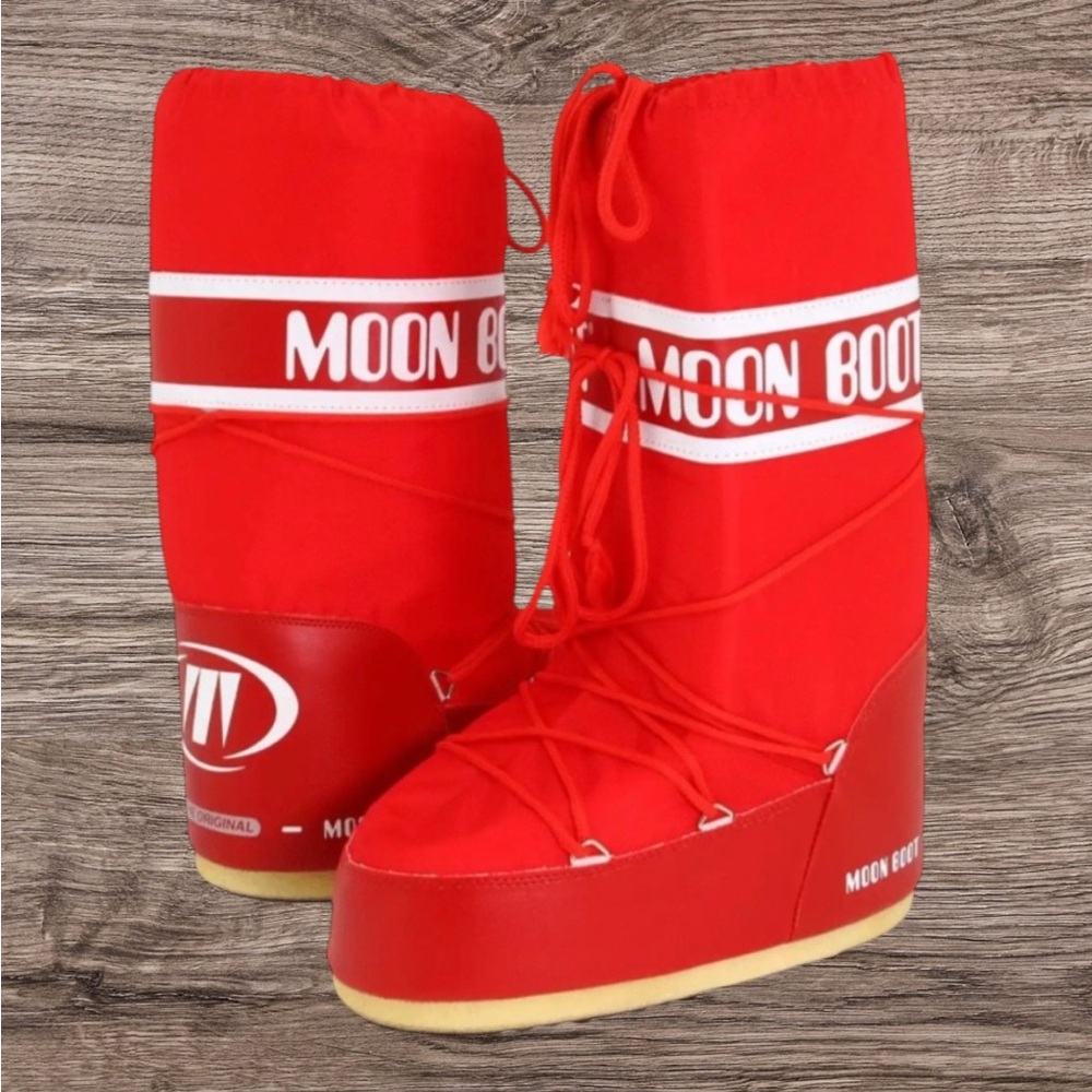 Moon Boot Bold Red Snow Boots